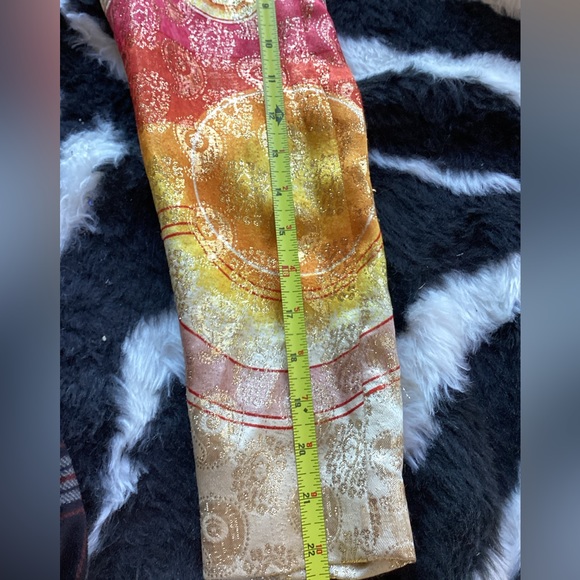 Vintage 1960s Elinor Simmons for Malcolm Starr Metallic Long Sleeve Dres… - Picture 13 of 16